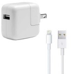 iPad Lightning USB Cable & Wall Charger Bundle (Original) iPad Lightning USB Cable & Wall Charger Bundle (Original)